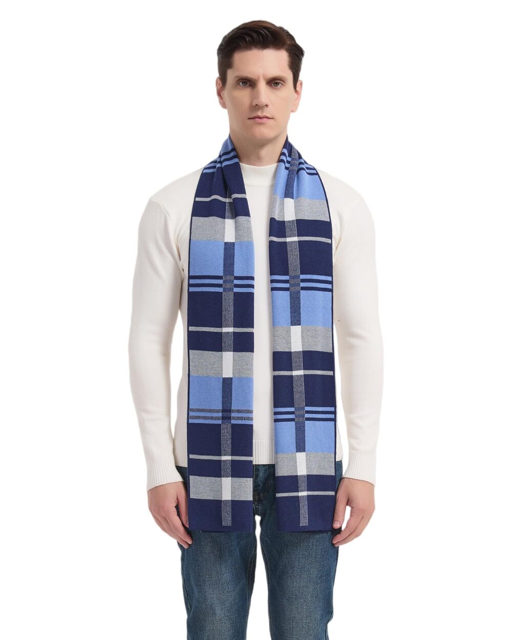 5607 Classic Winter Scarf Cashmere Winter Scarves Long Plain Fashion Formal